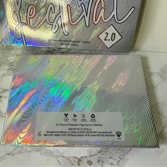 Pur Festival 2.0 12-Piece Pressed Pigments Eyeshadow Palette NIB - Picture 3 of 12